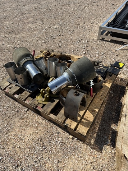 Pallet of misc U-joints & parts