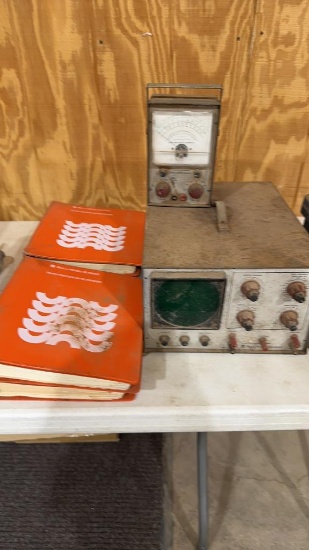 Bell & Howell oscilloscope w/class manuals