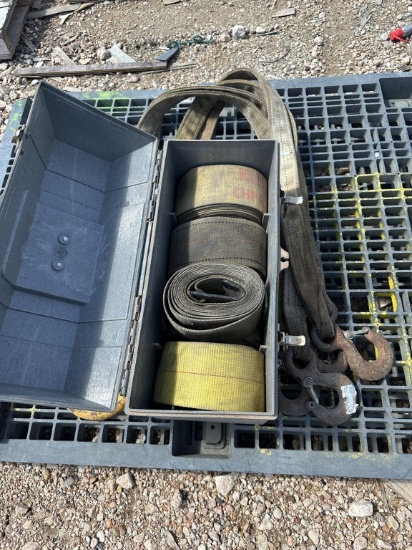 Toolbox w/straps & lift sling