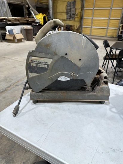 Black & Decker 14” HD chop saw