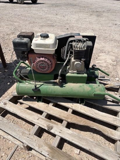 Portable air compressor-Runs