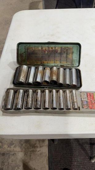 3/8” drive & 1/2” drive deep sockets