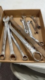 Box of combo wrenches