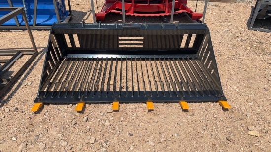 FT-RB66 66" Rock Bucket For Skid Steer