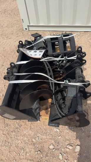 AGT 9pc Mini Excavator Attachment Set