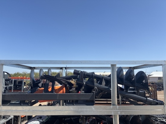 Wolverine Skid Steer Auger with 2 bits