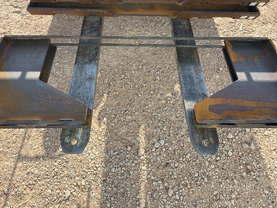 3/8" thick Cut Out Skid Steer Mount plate
