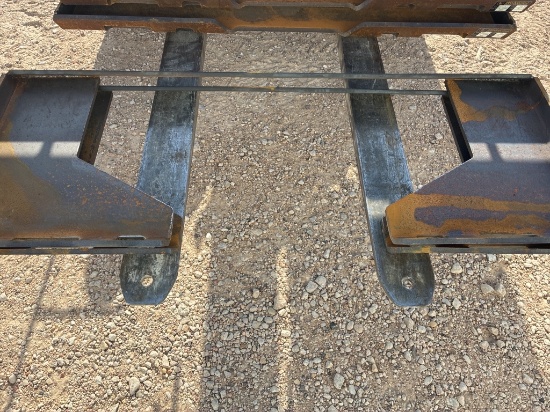 3/8" thick Cut Out Skid Steer Mount plate