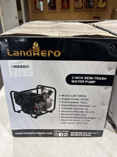 LandHero 3" Water Pump