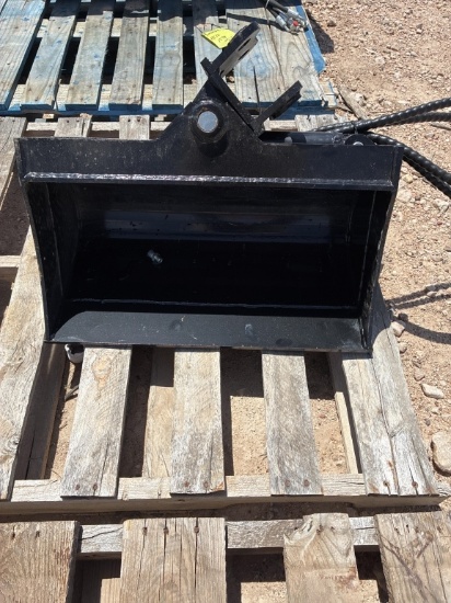 24" Tilting bucket for mini Excavator