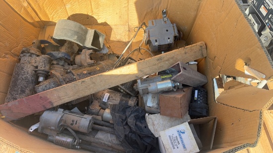 Box of Starters, motors , misc