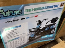 D3 Electric Tricycle-Tan color