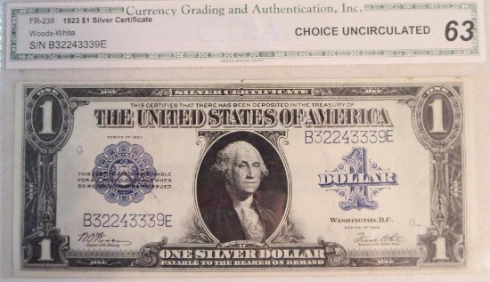 1923 $1 Silver Certificate