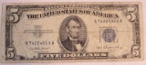 1953 $5 Silver Certificate