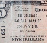 1929 $5 National Currency Note