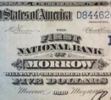 1902 $5 National Currency