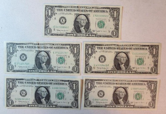 1963 B $1 Federal Reserve Note