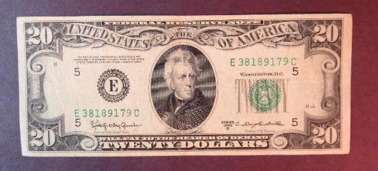 1950 D $20 Federal Reserve Note