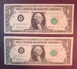 1963 B $1 Federal Reserve Note