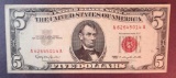 1963 $5 US Note