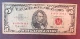 1963 $5 US Note