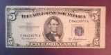 1953 E $5 Silver Certificate
