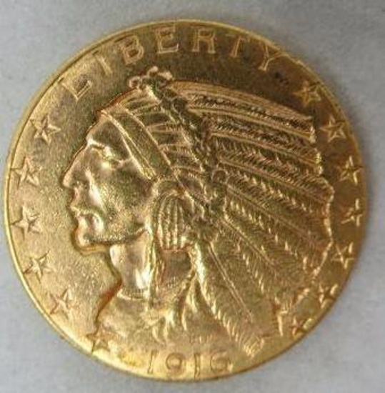 1916 S $5 Gold Indian