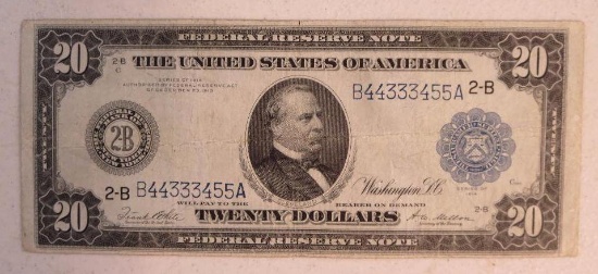 1914 $20 Federal Reserve Note