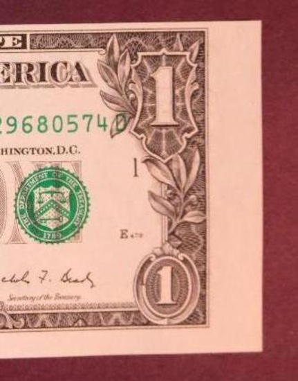 1988A $1 Federal Reserve Note