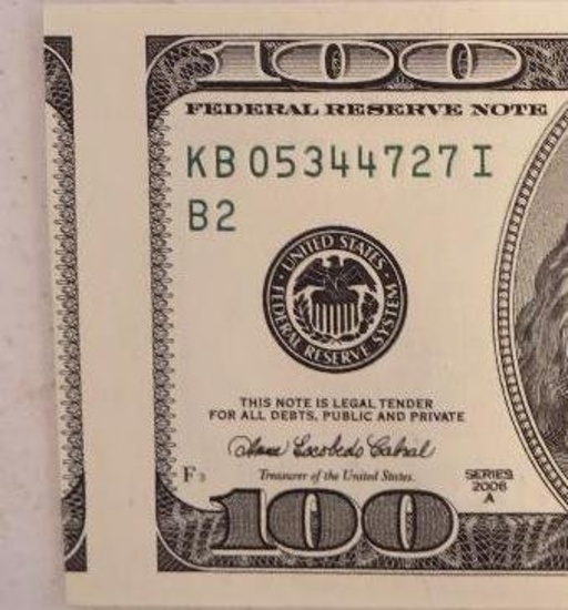 2006A $100 Federal Reserve Note