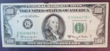 1963 A $100 Federal Reserve Note