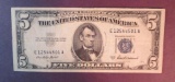 1953 A $5 Silver Certificate