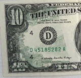 1981A $10 Federal ReserveNote
