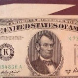 1950 B $5 Federal Reserve Note