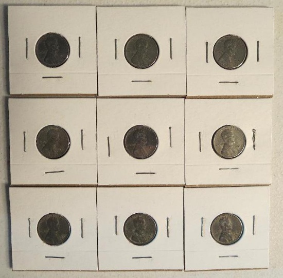 1943-S Lincoln Wheat Back Pennies