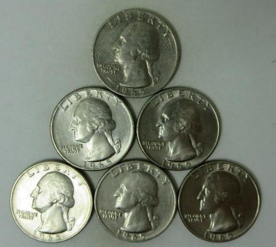 1965-P Washington Quarters