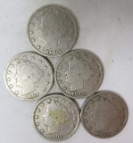 1902 Liberty Head Nickels