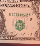 1977 A $1 Federal Reserve Note