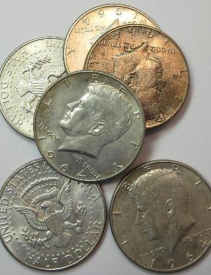 1964-P Kennedy Half Dollars