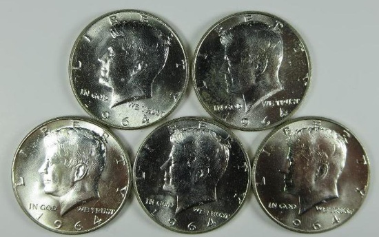 1964 Kennedy Half Dollars