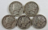 1939 Mercury Dimes