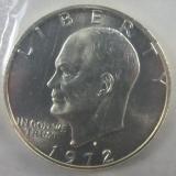 1972 Ike Unc Silver Dollar