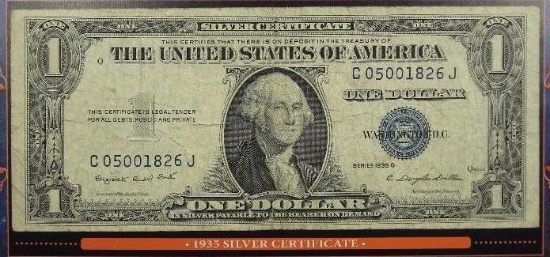 1935-G $1 Silver Certificate