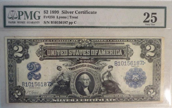 1899 $2 Silver Certificate