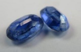 1.27 ct. Royal blue Kyanite matched pair