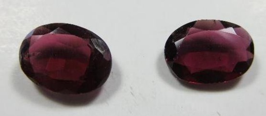 2.54 ct. Raspberry Garnets matched pair