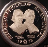 1973 Sterling Silver American Revolution Bicentennial Commemorative Medal