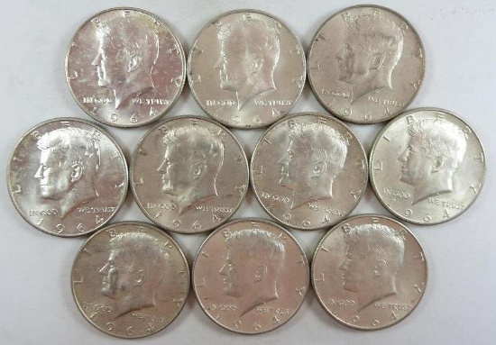 1964-D Kennedy Half Dollars