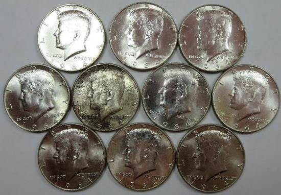 1964 Kennedy Half Dollars