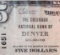 1929 $5 National Currency Note
